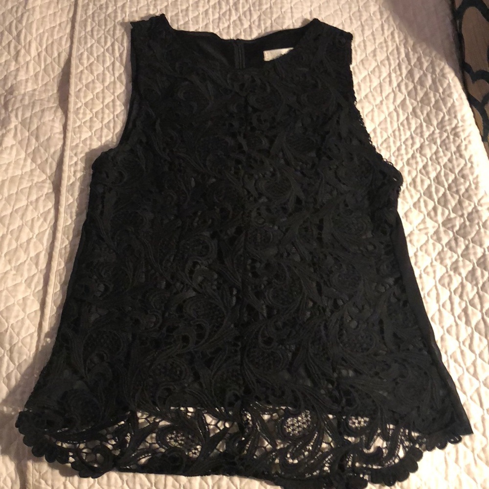 Gorgeous Lace Sleeveless Blouse